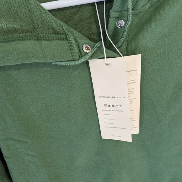 Dokotoo Women's Button Collar Pullover Hoodies Sweatshirt Size Large - Picture 3 of 4